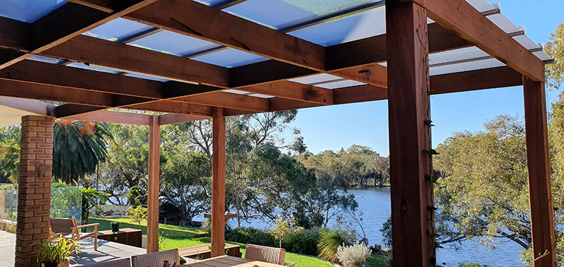 Iron Bark Pergola